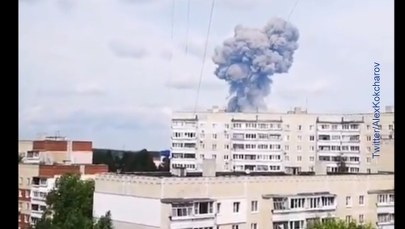 Rosja: Potężne eksplozje w fabryce materiałów wybuchowych
