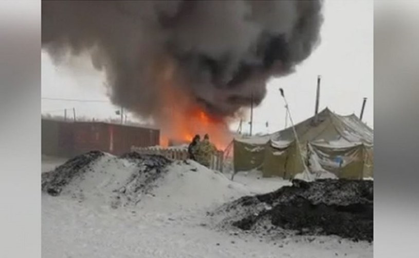 Rosja: Pożar w obozie dla zmobilizowanych /Centrum Komunikacji Strategicznej Sił Zbrojnych Ukrainy/Telegram /