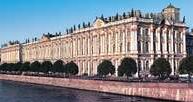 Rosja: Sankt Petersburg, Pałac Zimowy 1754-1762, fasada od srony Newy /Encyklopedia Internautica