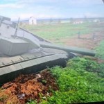 Rosjanie Rosja wysłała do akcji robotyczny czołg Szturm. Utknął w błocie