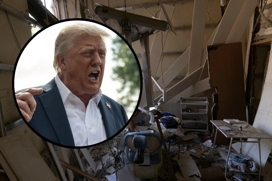 Rosja zaatakowała szpital położniczy. Reakcja Donalda Trumpa /Titov Yevhen/ABACA/Abaca / ANDREW CABALLERO-REYNOLDS/AFP /East News