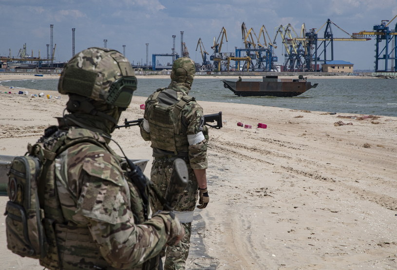Rosjanie blokują ukraińskie porty, blokując tym samym eksport ukraińskiego zboża /PAP/EPA/SERGEI ILNITSKY /PAP