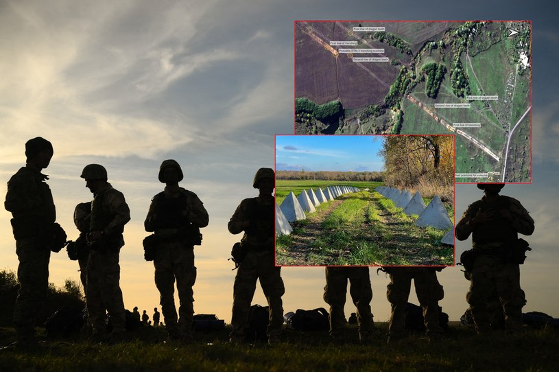 Rosjanie budują system umocnień przy granicy z Ukrainą /DANIEL LEAL/AFP /AFP