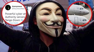 Rosjanie już nigdzie nie polecą. Hakerzy Anonymous w akcji
