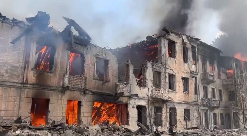 Rosjanie przeprowadzili atak na Dniepr /Telegram/Serhij Łysak /