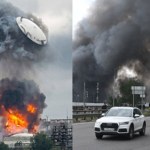 Rosjanie sami wysadzili swoją rafinerię w Moskwie. Nagranie podbija sieć