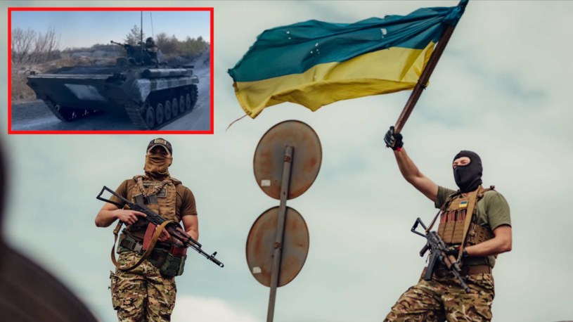 Rosjanie sprawili Ukraińcom prawdziwy prezent. Egzemplarz jednej z ich najnowszej broni, znalazł się w rękach ukraińskich żołnierzy /@ArsenPetrovAlex /Twitter