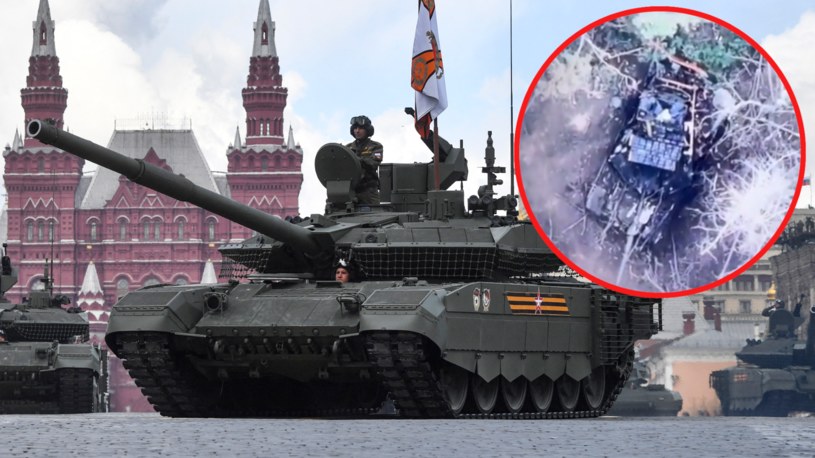 Rosjanie stracili swój najpotężniejszy czołg T-90M /ALEXANDER NEMENOV / AFP /AFP