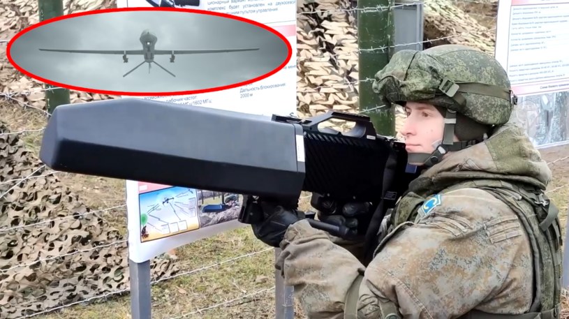 Rosjanie twierdzą, że dzięki swojej futurystycznej broni, Harpoon-3, zniszczą ukraińskie drony. Może to być jednak trudne, ze względu na to, że broń ta może istnieć tylko w wyobrażeniu żołnierzy /Yegor Aleyev/    Ministry of Defense of the Russian Federation /materiały prasowe