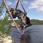 Rosjanie wyłowili z jeziora wrak myśliwca z czasów II wojny światowej