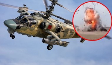 Rosjanie wysadzili w powietrze swój szturmowy helikopter. Jest nagranie
