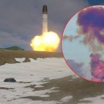 Rosjanie wystrzelili pocisk międzykontynentalny? Słup dymu nad poligonem