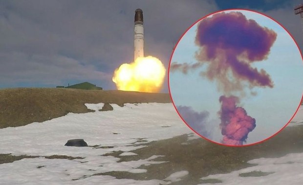 Rosjanie wystrzelili pocisk międzykontynentalny? Słup dymu nad poligonem