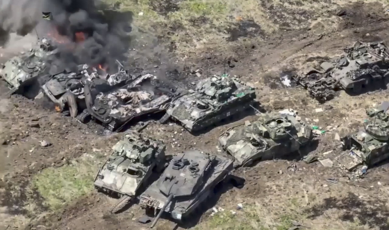 Rosjanie zniszczyli 15 proc. wozów bojowych przekazanych Ukrainie przez USA
