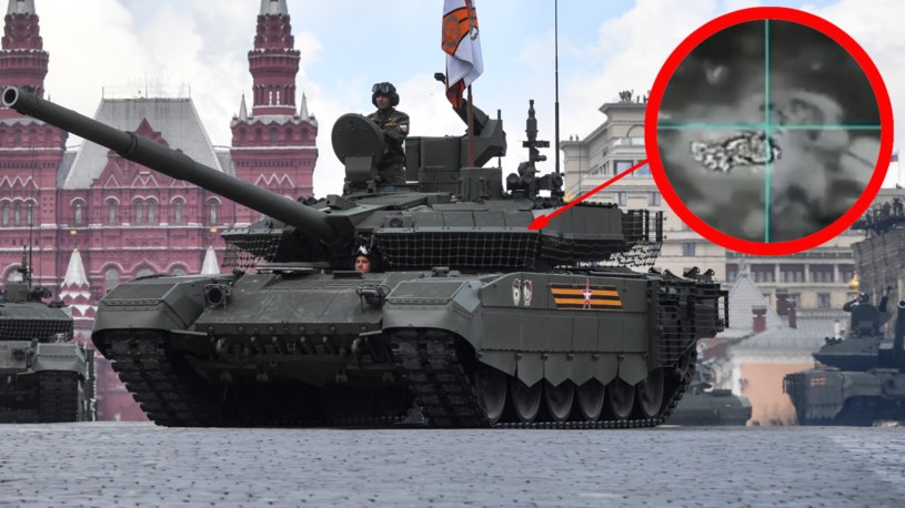Rosjanie znów stracili swój najnowocześniejszy czołg w Ukrainie /ALEXANDER NEMENOV/AFP /AFP