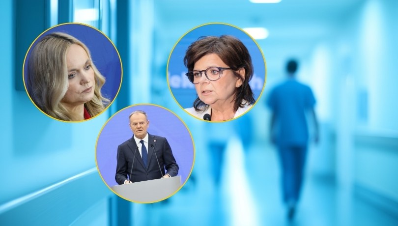 Rosnące długi szpitali i zmiany dla pacjentów. Dwa lata rządu z perspektywy zdrowia (Na zdjęciu była minister zdrowia Izabela Leszczyna, obecna minister Jolanta Sobierańska-Grenda i premier Donald Tusk) /Adam Burakowski/Wojciech Olkuśnik/Anita Walczewska /East News