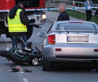 Rośnie liczba wypadków z winy motocyklistów