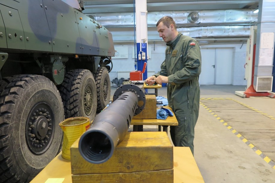 Rosomak na przeglądzie /Aneta Łuczkowska /RMF FM