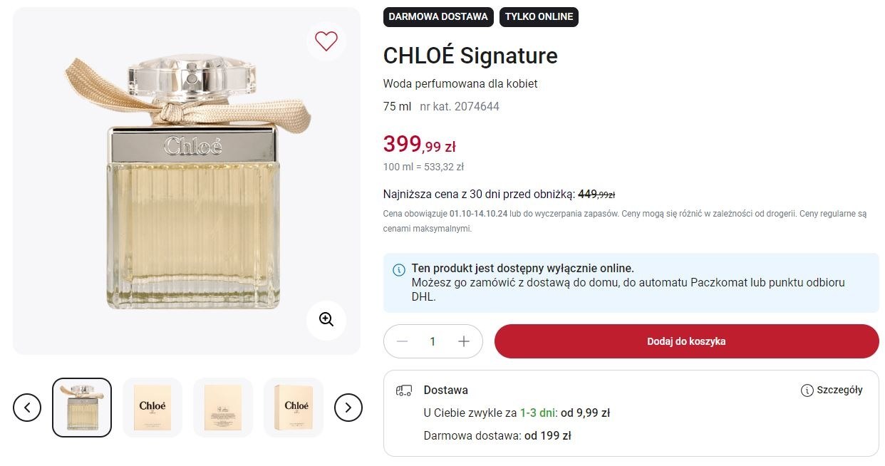 Rossmann oferuje promocję na popularne perfumy! /Rossmann /INTERIA.PL