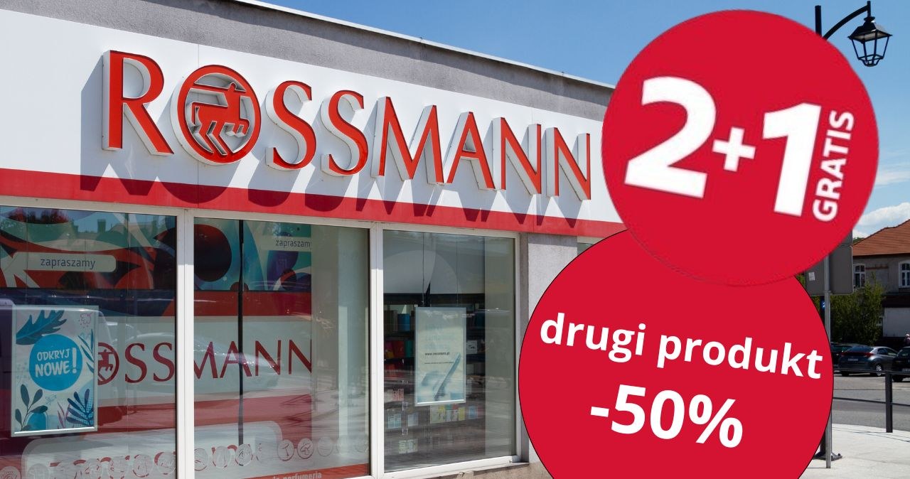 Rossmann opróżnia półki - drugi produkt -50%, 2+1 gratis na kosmetyki /CanvaPro /INTERIA.PL