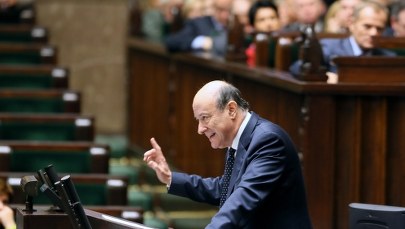 Rostowski przemawiał w Sejmie, a na sali pusto  