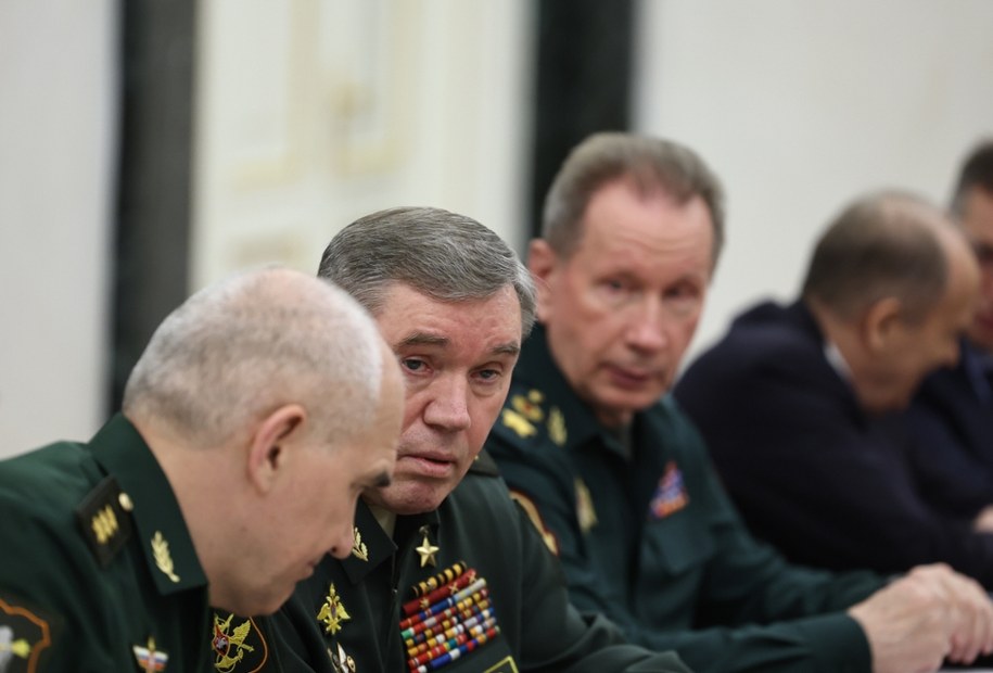 Rosyjscy dygnitarze na zorganizowanej w środę na Kremlu naradzie /ALEXANDER KAZAKOV / SPUTNIK / KREMLIN POOL /PAP/EPA