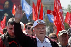 Rosyjscy komuniści świętują 1 maja