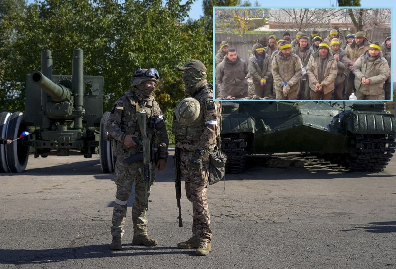 Rosyjscy żołnierze coraz częściej oddają się do niewoli /Twitter/Nexta // Anadolu Agency / Contributor /Getty Images