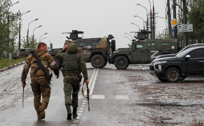 Rosyjscy żołnierze na terenie Ukrainy /ALEXANDER ERMOCHENKO/Reuters /Agencja FORUM