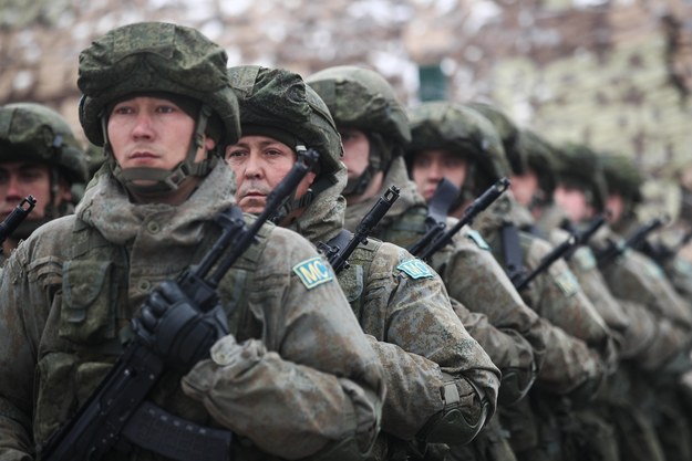 Rosyjscy żołnierze na zdjęciu ilustracyjnym /	Yegor Aleyev /PAP/EPA