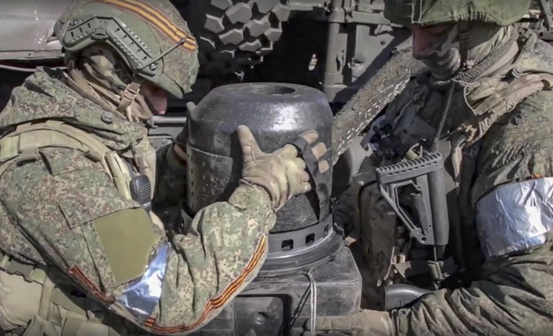 Rosyjscy żołnierze w Donbasie /RUSSIAN DEFENCE MINISTRY /PAP/EPA