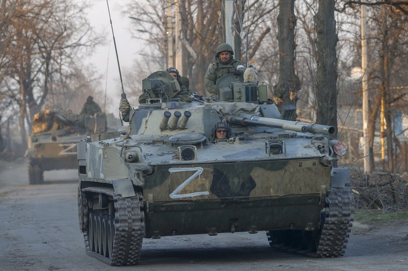 Rosyjscy żołnierze w Doniecku /Sefa Karacan/Anadolu Agency /AFP