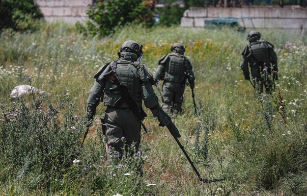 Rosyjscy żołnierze w okolicach Mariupola /Sergei Ilnitsky /PAP/EPA