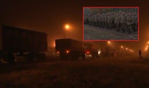 Russian soldiers entered Belarus.  Greeted with bread and salt 