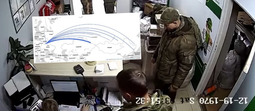 Rosyjscy żołnierze wysyłają paczki z Białorusi /Anton Motolko /YouTube