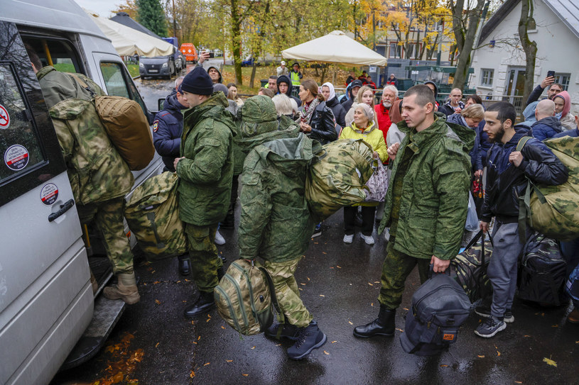 Rosyjscy żołnierze zmobilizowani do wyjazdu na front /AA/ABACA/Abaca/East News /East News