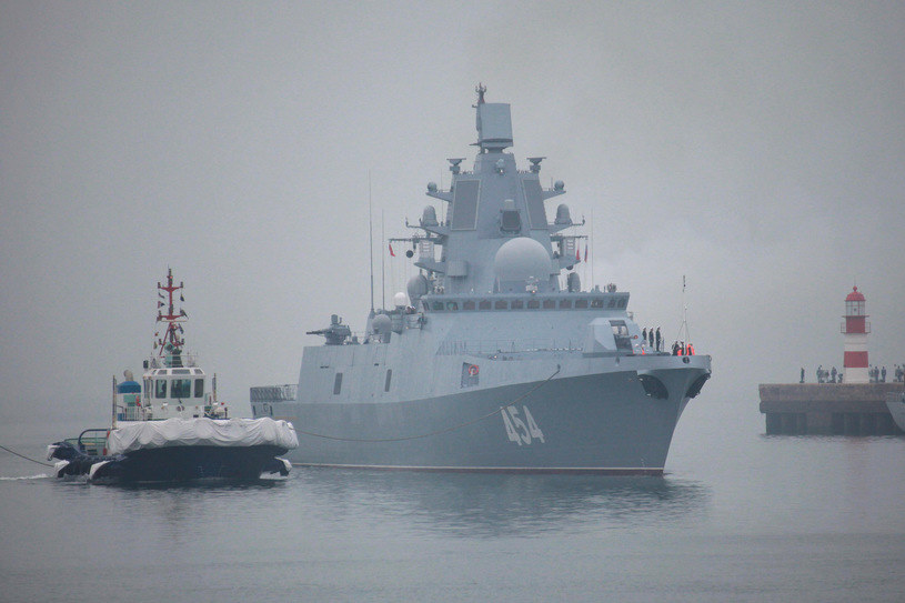 Rosyjska fregata Admirał Gorszkow /AFP