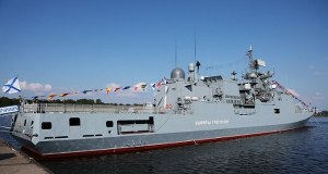 Rosyjska fregata rakietowa otworzyła ogień na kanale La Manche