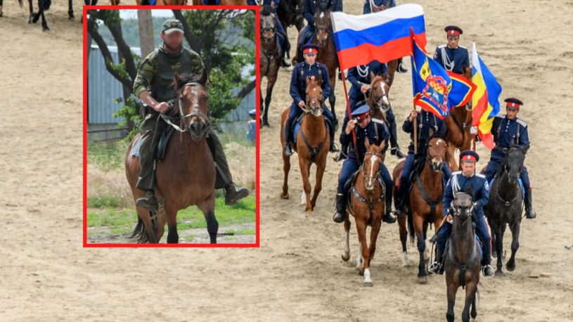 Rosyjska jednostka wykorzystuje konie na froncie. Czy Rosjanie reaktywują jednostki Kozaków? /Mladen ANTONOV / AFP /AFP