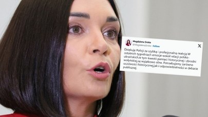 "Rosyjski agent" wszedł do biura Magdaleny Sroki i zostawił pakunek. "Dziękuję za reakcję"