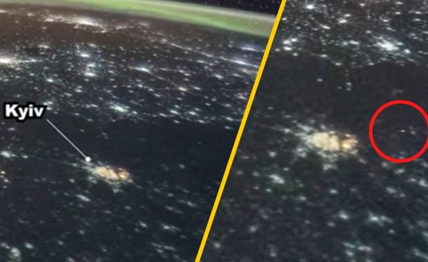 Rosyjski atak na Kijów widziany z kosmosu. Niezwykłe zdjęcia z ISS
