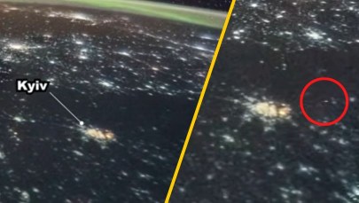 Rosyjski atak na Kijów widziany z kosmosu. Niezwykłe zdjęcia z ISS