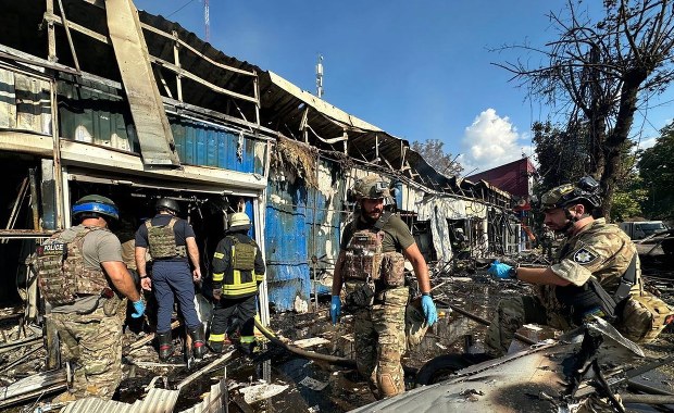 Rosyjski atak na Kostiantyniwkę. Wielu zabitych i rannych
