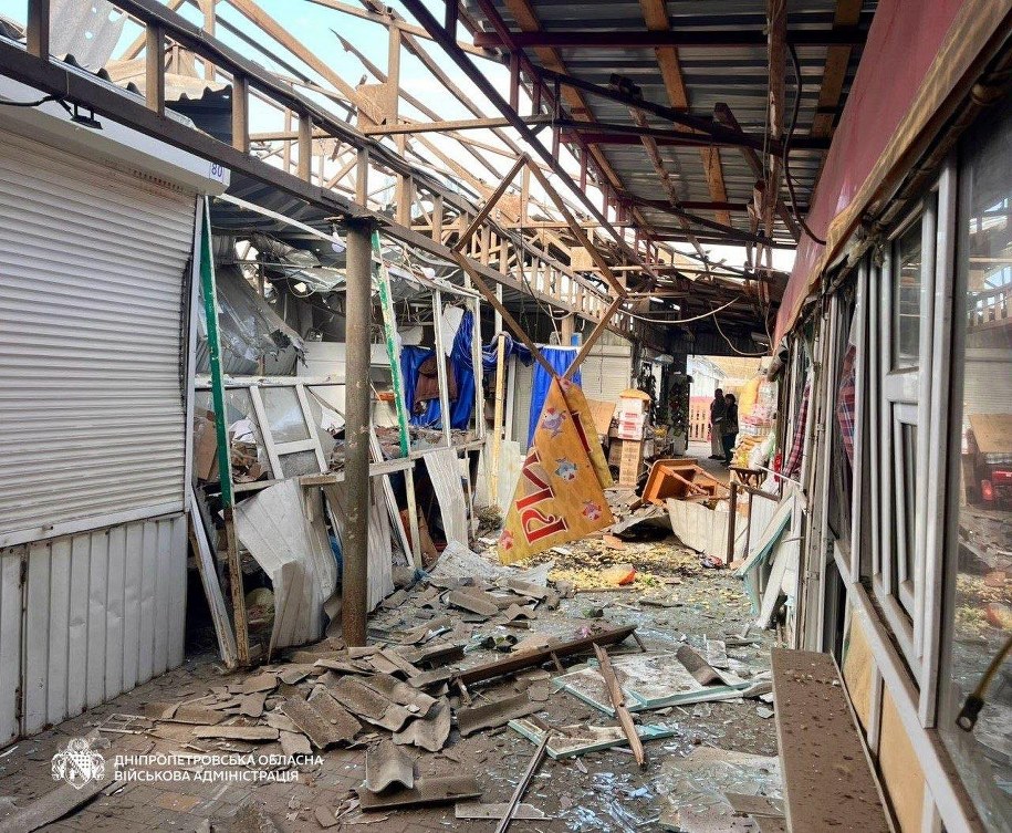 Rosyjski atak na Nikopol, 4 kwietnia 2026 roku /Ołeksandr Sajuk - mer Nikopola /