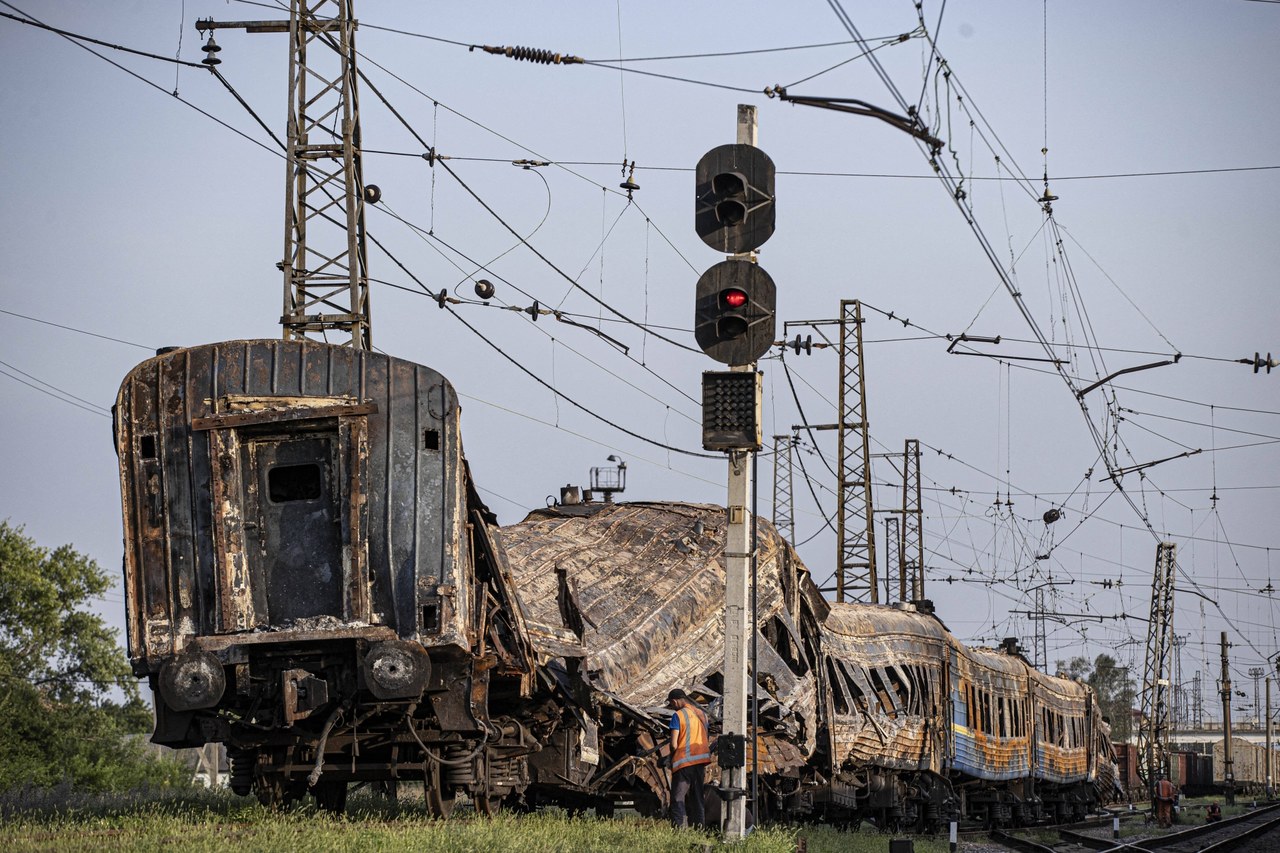 Rosyjski atak na stację kolejową w Czaplinie mógł być zbrodnią wojenną