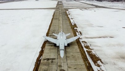 Rosyjski bombowiec strategiczny runął na ziemię. W Moskwie mówią, że to wypadek