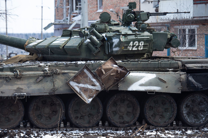 Rosyjski czołg na Ukrainie, zdj. ilustracyjne /Anadolu Agency / Contributor /Getty Images