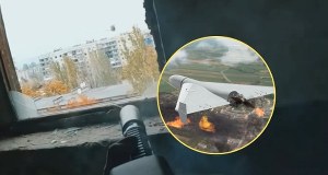 Rosyjski dron-samobójca zniszczony jednym strzałem. Sensacyjne nagranie 