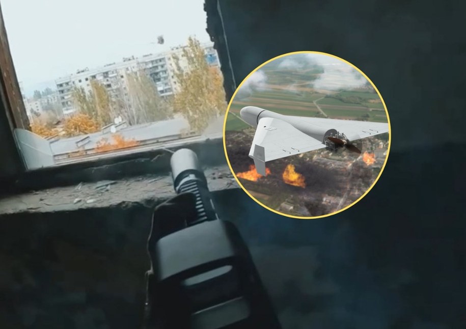 Rosyjski dron-samobójca zniszczony jednym strzałem /