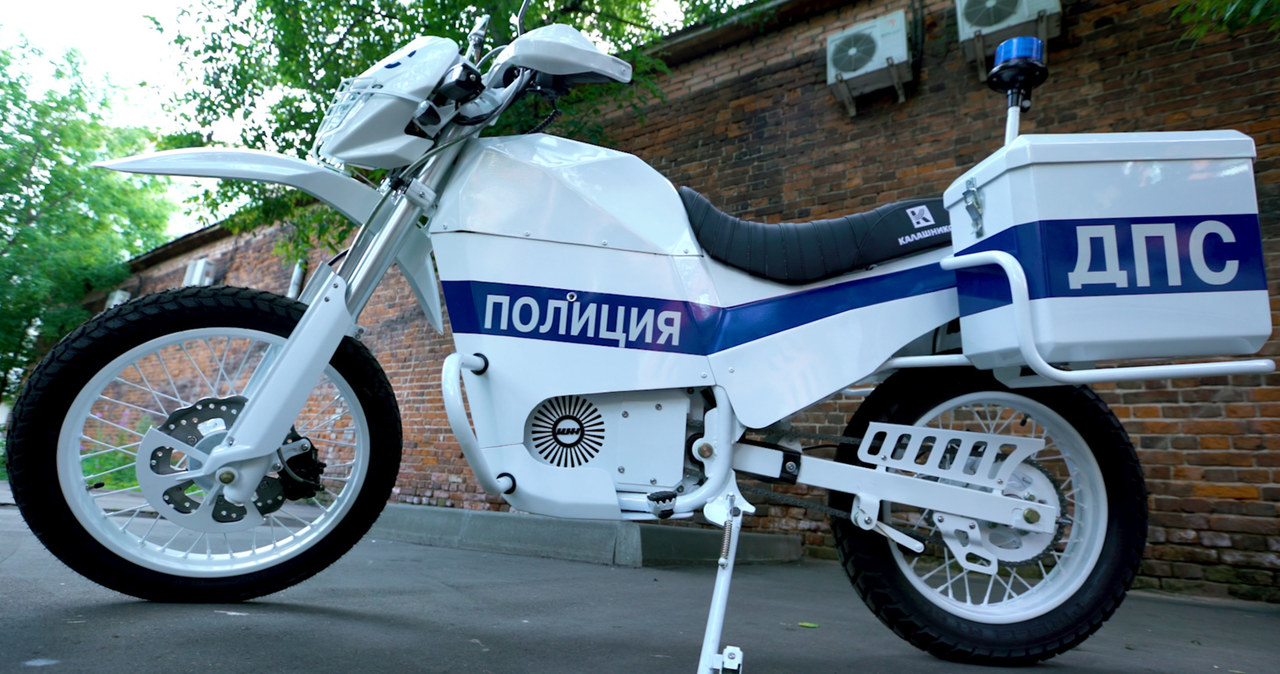 Rosyjski, elektryczny motocykl /Informacja prasowa